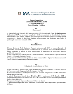 bando lab IVA VE - Ordine degli Avvocati di Vicenza