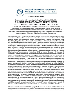 "Chiusura degli OPG, scacco in sette mosse... ecco la
