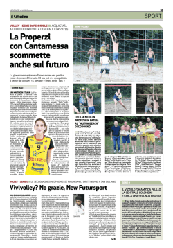 Mercoled&igrave; 16 Luglio 2014 ...(Il Cittadino)