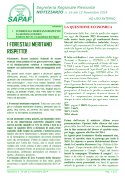 I FORESTALI MERITANO RISPETTO!