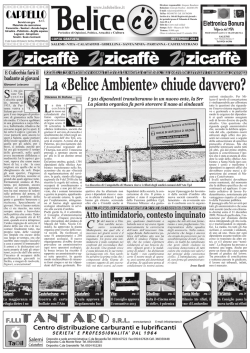 La &laquo;Belice Ambiente&raquo; chiude davvero?