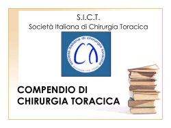 COMPENDIO DI CHIRURGIA TORACICA