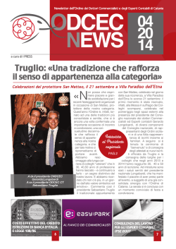 27 novembre 2014 ODCEC NEWS N. 4/2014