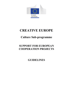 EACEA &ndash;PROGRAMME GUIDE CREATIVE EUROPE