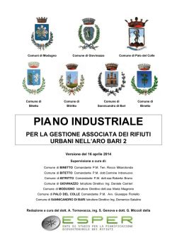 Piano Industriale ARO2