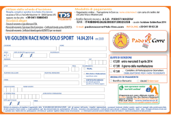 Scheda Iscrizione Maser&agrave; 2014