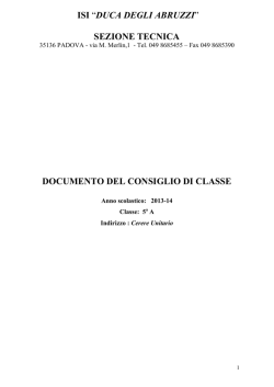 5A - IIS Duca degli Abruzzi Padova