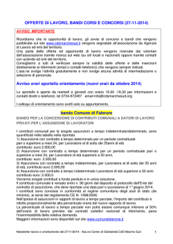 offerte 28 11 2014 - Informagiovani Recanati