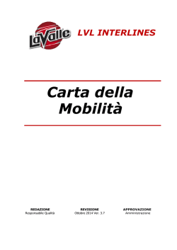 Carta della Mobilit&agrave;
