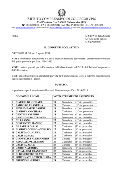 ISTITUTO COMPRENSIVO DI COLLECORVINO
