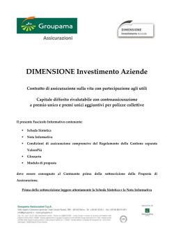 DIMENSIONE Investimento Aziende