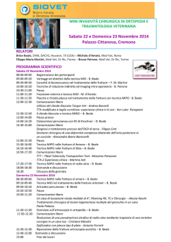 Programma scientifico