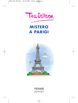 MISTERO A PARIGI - Edizioni Piemme