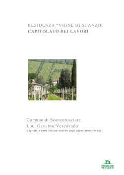 Capitolato Lavori aggiornato Testo + Immagini