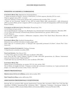 CV_Italiano - Facolt&agrave; di Giurisprudenza