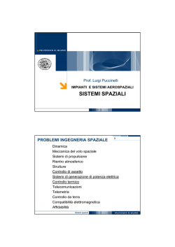 Spazio - Ingegneria Aerospaziale
