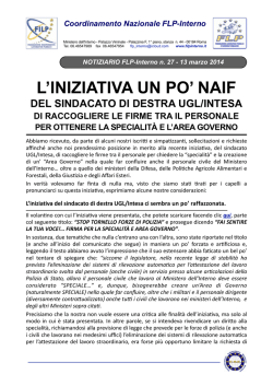 Coordinamento Nazionale FLP