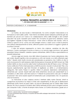 SCHEDA D- Catechismo 3,4,5 elementare