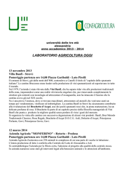 scarica il programma completo delle gite