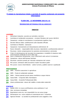 INDICE - ANCL Milano