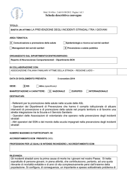 Scheda [PDF - 142.15 kbytes]