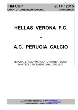 clicca qui per scaricare e stampare il match report