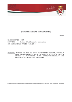 Scarica Allegato - Comune di Molfetta