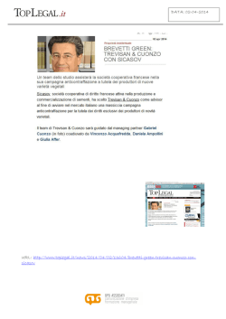 URL: http://www.toplegal.it/news/2014/04/02/13604/brevetti