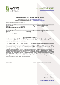 scarica modulo adesione