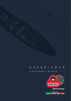 Scarica il listino prezzi