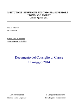 5H Mercurio - IISS &ldquo;T. Fiore&rdquo;, Modugno
