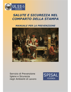 manuale sulla Prevenzione nel comparto della