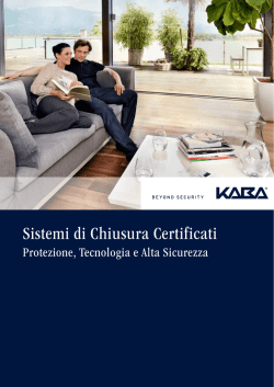 Sistemi di sicurezza certificati