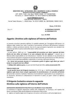 clicca qui - Liceo Artistico Statale POMEZIA