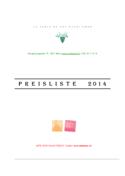 P  R  E  I  S  L  I  S  T  E     2 0 1 4