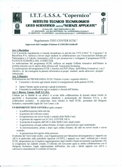 ITT-LSSA "Copernico" - ITT e LSSA "Copernico"