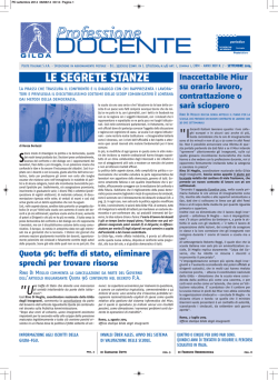 PD settembre 2014 - Gilda Professione Docente