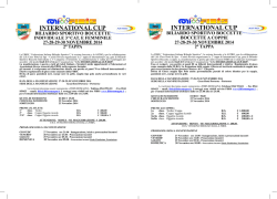 Info - Federazione Italiana Biliardo Sportivo