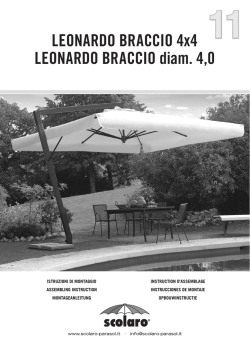 LEONARDO BRACCIO 4x4 LEONARDO BRACCIO diam. 4,0