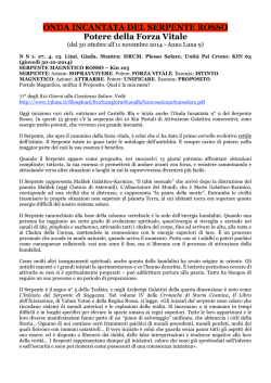 ONDA INCANTATA DEL SERPENTE ROSSO Potere della