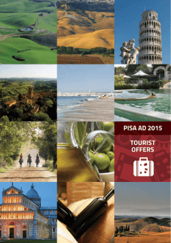TOURIST OFFERS PISa ad 2015