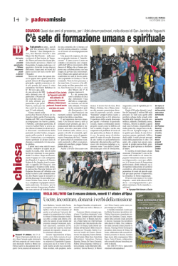 Ottobre missionario - Ecuador