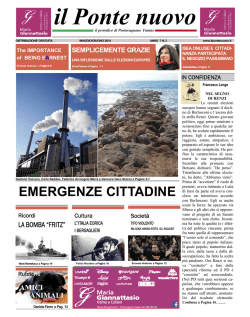 Scarica il pontenuovo 2014 anno 7 n&deg;3