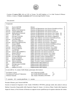verbale (pdf, it, 159 KB, 5/8/14) - Università degli Studi di Verona