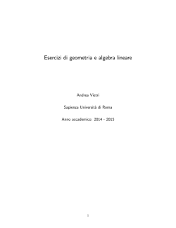 Esercizi del dott. Vietri