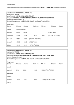 convocazione per a057
