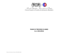 IPOTESI ORGANIZZAZIONE TIROCINIO II ANNO