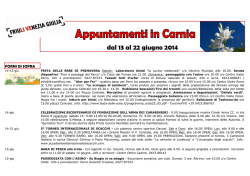 Manif Carnia dal 13 al 22 giugno 2014 - il portale turistico di forni di