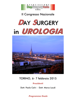 DEFINITIVO – Torino, 6 – 7 febbraio 2015