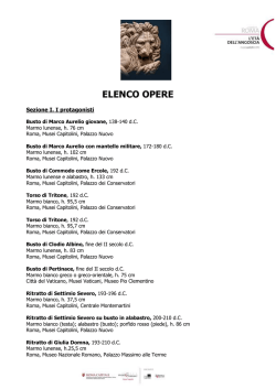 5. Elenco opere - Musei Capitolini